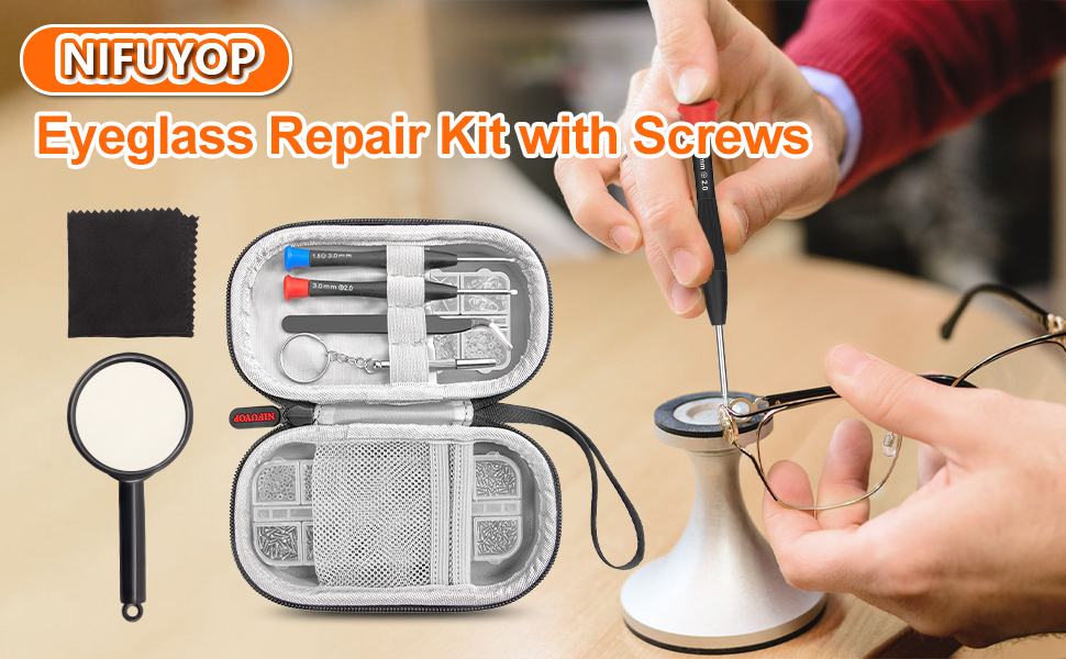 eyeglass repair kit with screws
