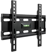 Alrhipvm Fixed TV Monitor Wall Mount for 12-43 Inches LED LCD TVs, Low Profile Small TV Mount, Fl...