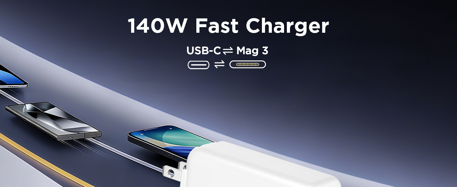 140W Charger for MacBook Pro 16/14 inch Mac Air 15/13 inch