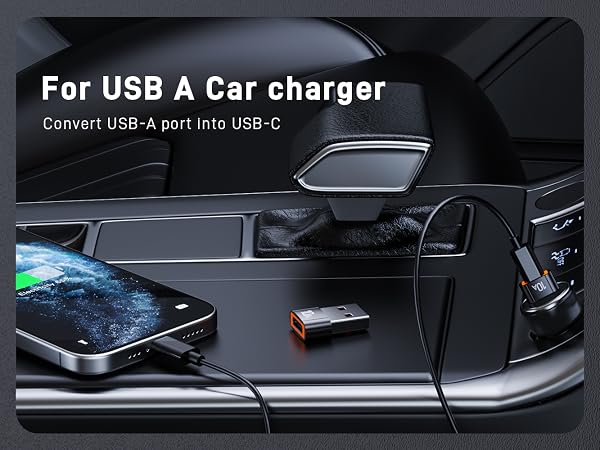 usb male to usb c female adapter 10 pack