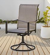 Patio Swivel Dining Chairs