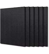 BXI Sound Absorber - 16 X 12 X 3/8 Inches 6 Pack High Density Acoustic Absorption Panel, Sound Ab...
