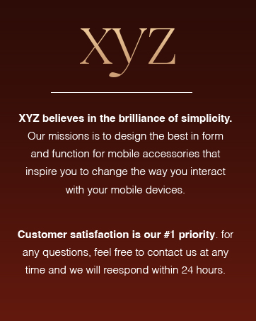 XYZ Phone case with stand