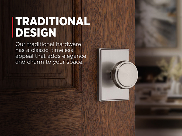 Our traditional design has a classic, timeless appeal that adds elegance and charm to your space.