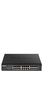 D-Link 5-Port Gigabit Smart Managed Ethernet Switch, L2, VLANs, QoS, IGMP Snooping, LAG, Web UI, Stu...