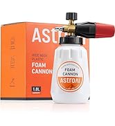 AstroAI Foam Cannon, Heavy Duty Car Foam Blaster Wide Neck Adjustable Snow Foam Lance and Thick F...