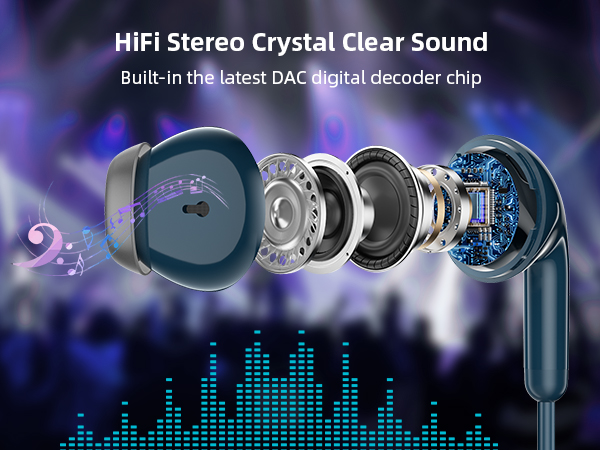 usb earbuds with microphone for pc laptop computer