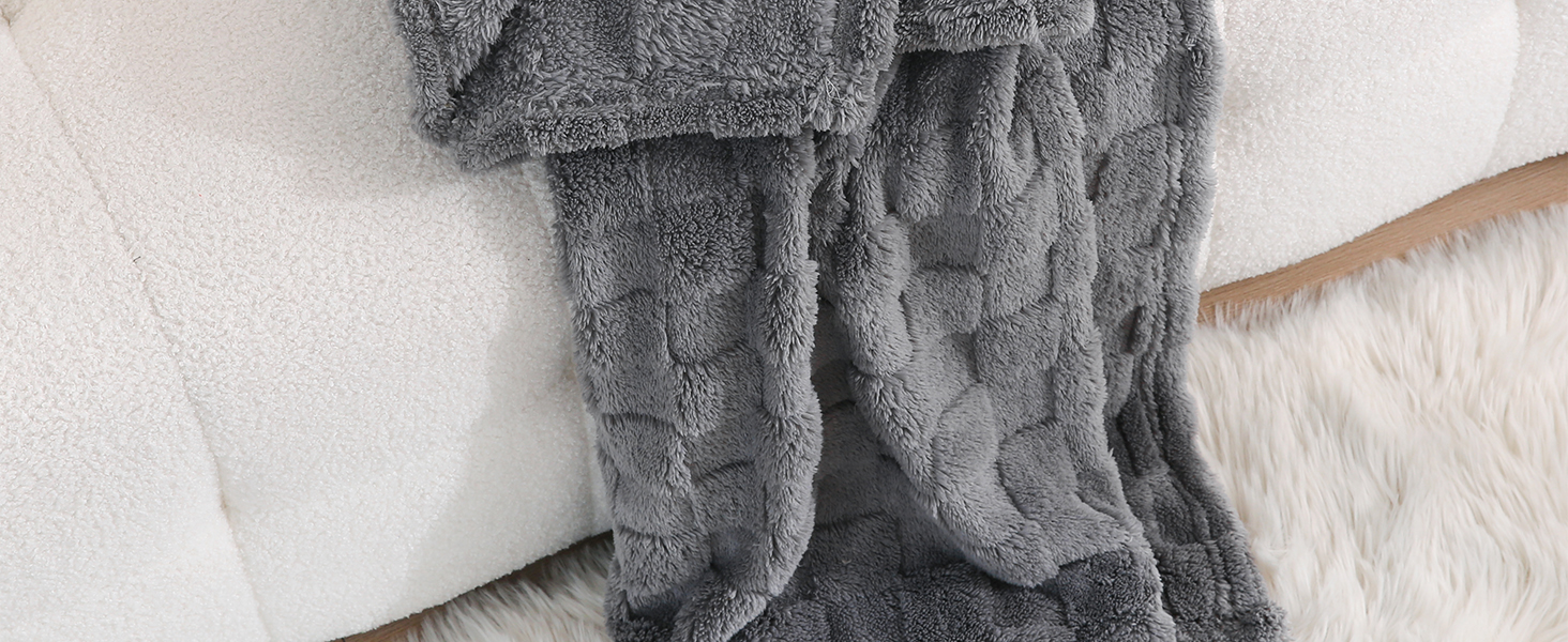 grey throw 