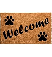 DSV Welcome Mat (30"x17"), Outdoor Indoor Doormat Super Absorbs Mud Mat, Coco Coir Front Door Mat...