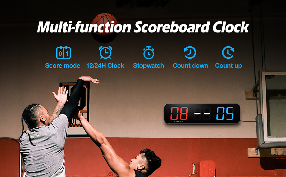 Multi-function Scoreboard Clock