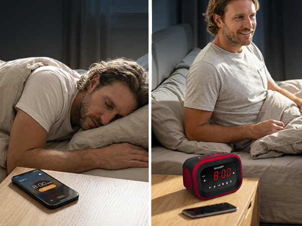 Louder than Phone designed to interrupt deep sleep cycles and prevent missed alarms or oversleeping