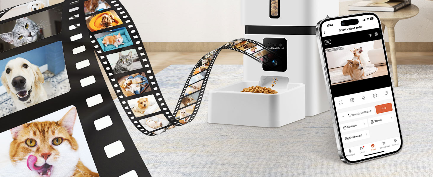 automatic cat feeder wifi