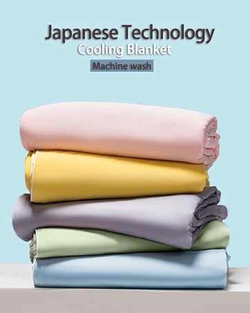 cooling blanket blue