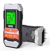 Dr.meter Wood Moisture Meter, 2 in 1 Pin &amp; Pinless Moisture Tester, Digital Dampness Moisture Sen...
