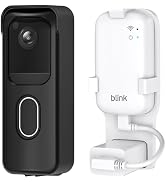 No Drill Door Mount for Blink Video Doorbell (2025 2nd Gen), with Outlet Wall Mount for Blink Syn...