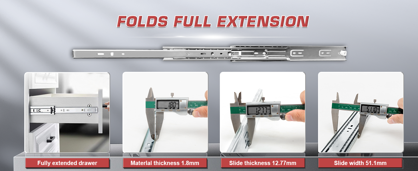 200 Lb Heavy Duty Drawer Slides