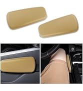 2PCS Elbow Pad Arm Rest for Car,Soft Leather Arm Rest Pillow with One-Piece Molding for Comfortab...
