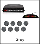 Car Auto Reverse Parking Radar System with 8 Parking Sensors Distance Detection + LED Distance Di...