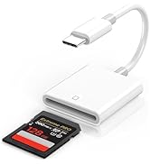 iPhone SD Card Reader USB C, Digital Camera Adapter iPhone 16, Trail Camera SD Card Reader USB C ...