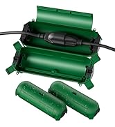 Flemoon [3 Pack] Outdoor Extension Cord Safety Cover, IP44 Weatherproof Electrical Box to Protect...