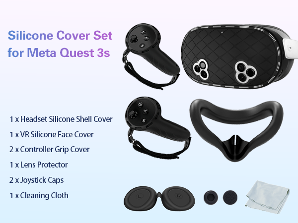 meta quest 3s silicone cover