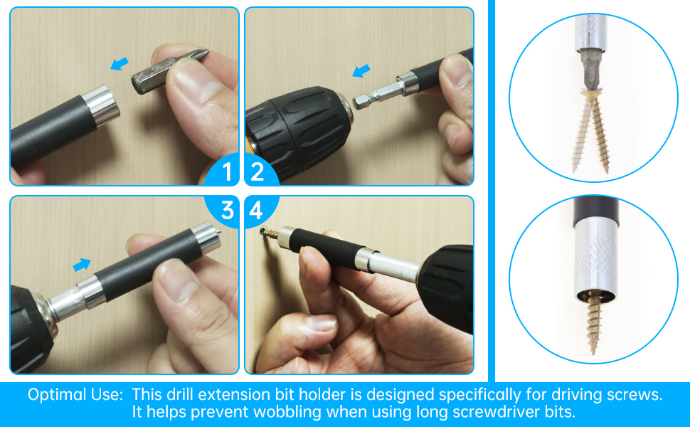Drill Bit Holder with Stable Guiding