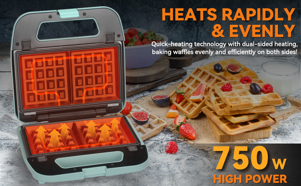 Heats Rapidly &amp; Evenly