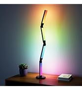 Led Desk Lamp with Atmosphere Lighting, Smart RGB LED Desk Lamp-Music Sync and 16 Million DIY Col...