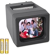 35 mm Film & Slide Viewer, 2X LED Illuminated Viewing Slide Projector for Old Slides and 35mm Fil...