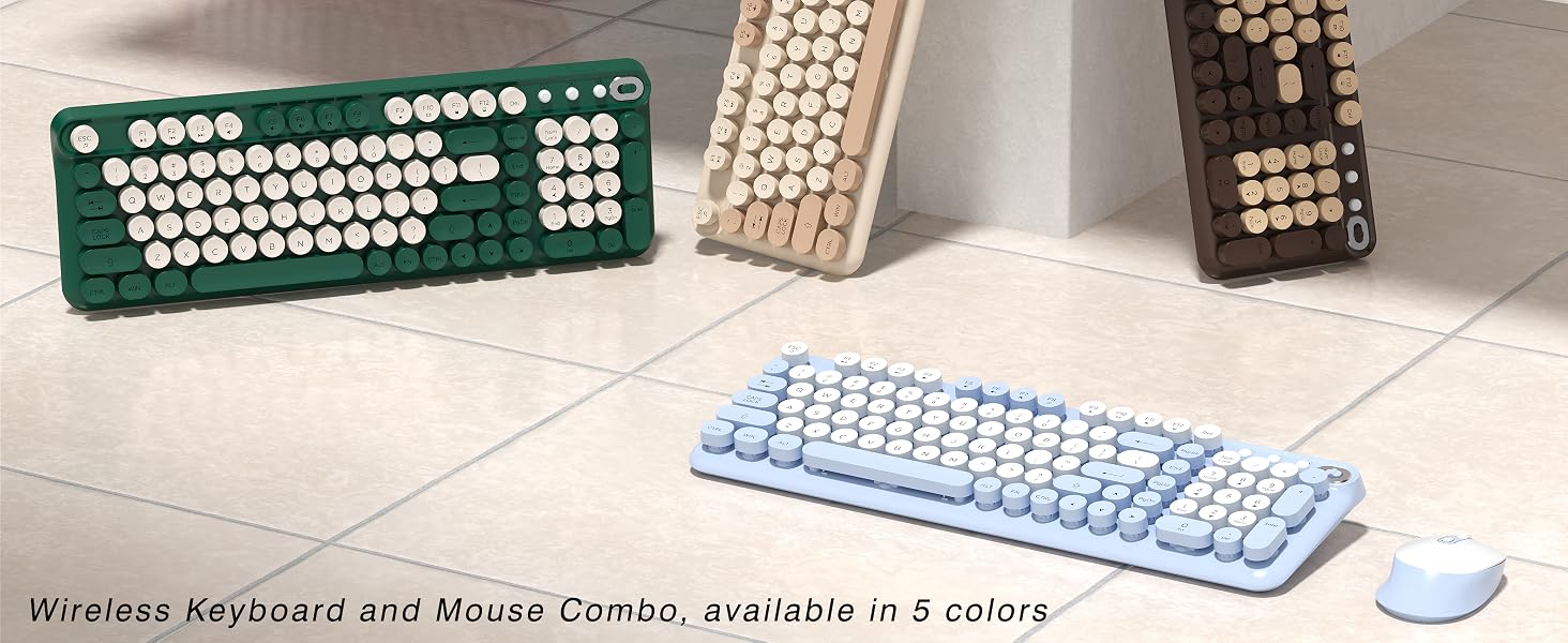 Wireless Keyboard and Mouse Combo