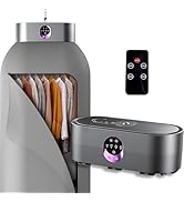 Compact Electric Portable Clothes Dryer Machine with Remote — Small &amp; Mini Folding Travel Laundry...