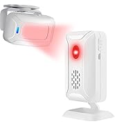 Cruxer Motion Sensor Doorbell for Business When Entering Door Sensor Motion Sensor Door Chime Ind...