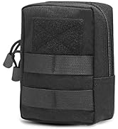 TRIWONDER Tactical MOLLE Horizontal Admin Pouch Utility EDC Tool Bag Military Carry Accessory Bel...