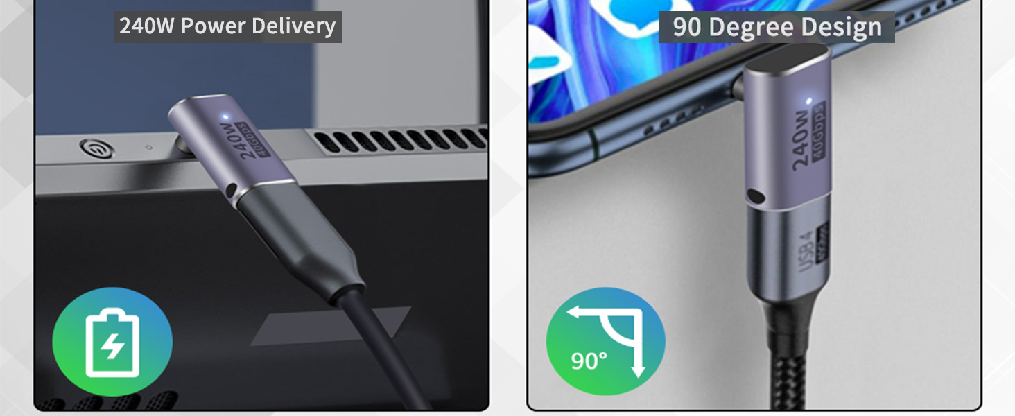 90 degree usb c adapter