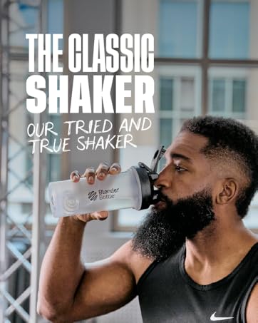Blender bottle Classic Shaker best shaker bottle to mix powders to have no clumps in your shakes