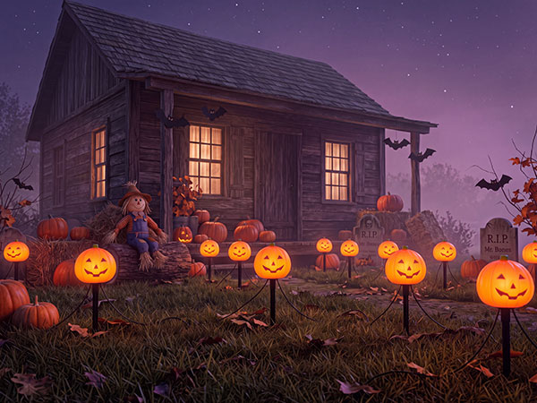 halloween pumpkin lights