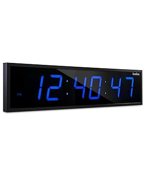 ivation jumbo 24 inch led clock