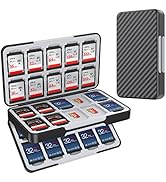 HEIYING SD Card Holder for Memory SD Card and Micro SD Card, Portable SD SDHC SDXC Micro SD Card ...