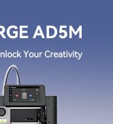 FLASHFORGE Adventurer 5M 3D Printer, 600mm/s High-Speed Fully Auto Leveling Printer