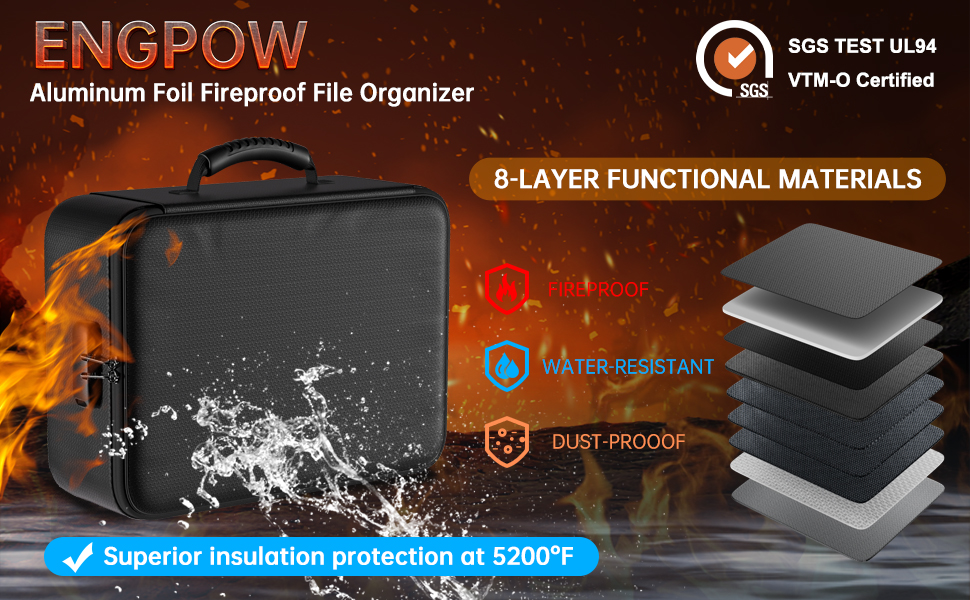 fireproof document bag