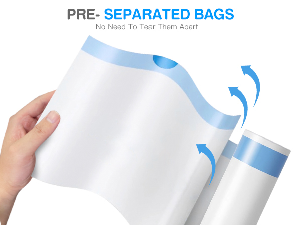 4 GALLON DRAWSTRING TRASH BAGS
