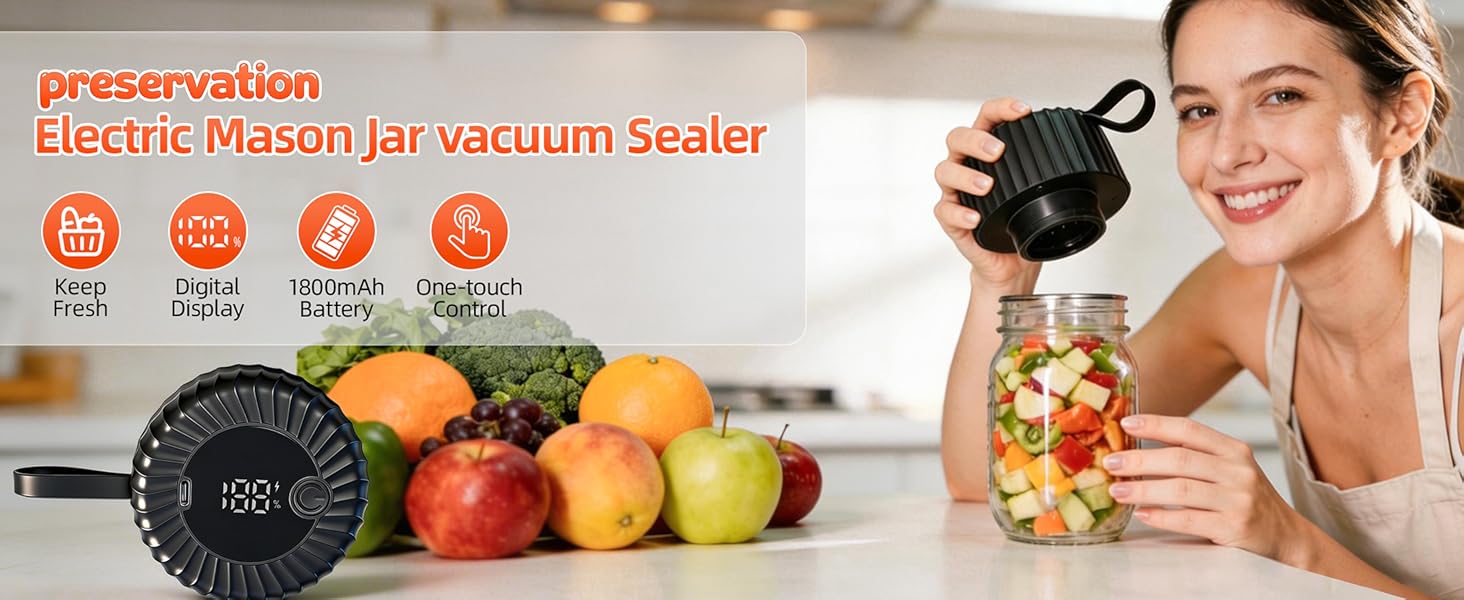 jar vacuum sealer for mason jars food saver