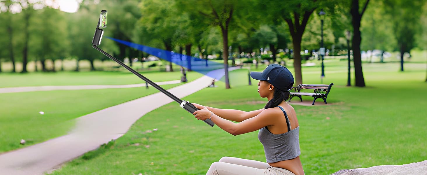 This doubles as a selfie stick, great for solo trips and outdoor self-portraits.