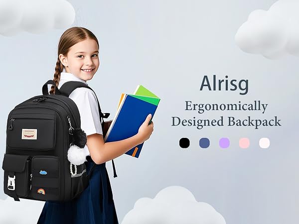 Girls Backpack Black