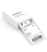 MUNBYN 4"x6" Direct Thermal Shipping Labels, Commercial Grade Permanent Adhesive Fanfold Mailing ...