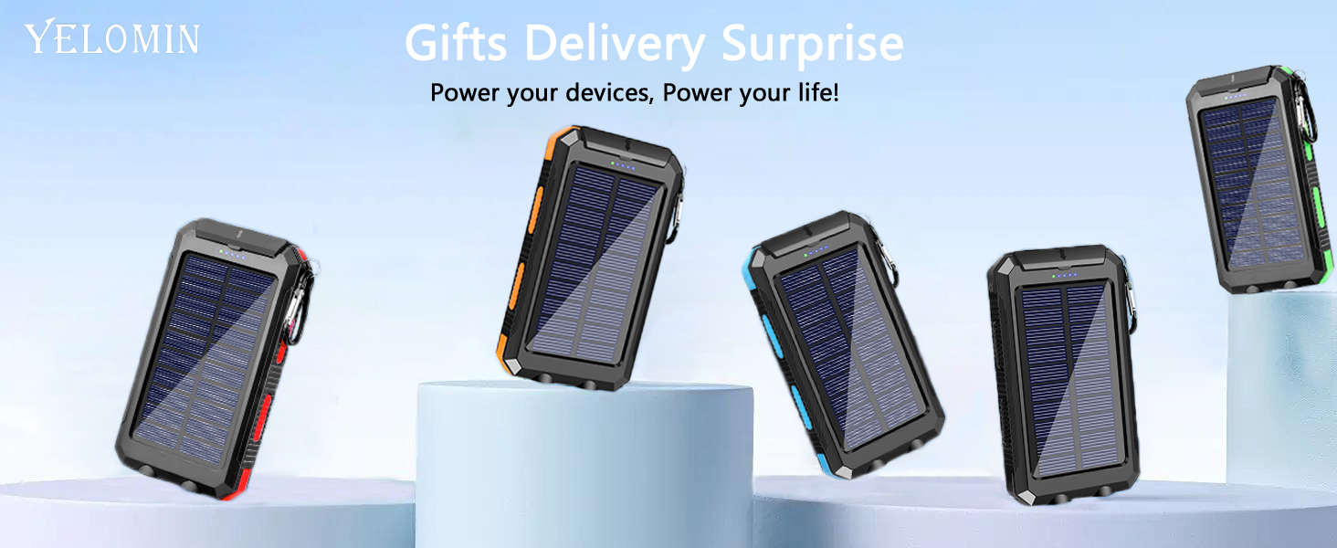 Portable Solar Charger Power Bank 20000mAh