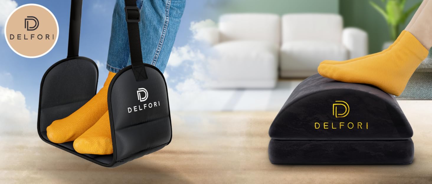 airplane footrest, airplane foot rest, foot rest, foot rest for under desk at work