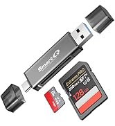 SmartQ C350 USB C sd card reader and USB 3.0 Super Speed Memory Card adapter for MicroSDXC and SD...