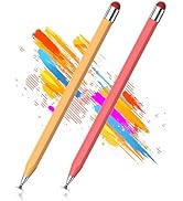 DAXINGXING Stylus Pen for Touchscreen(2Pcs),2-in-1 Heavier Octagonal Retro Stylus,Suitable Stylus...
