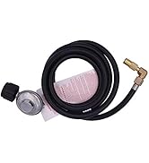 METER STAR Universal Regulator Grill QCC1 6.5 Feet Hose and Elbow Fitting Adapter Kit Propane Reg...